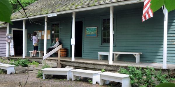 Exterior of Harkin Store.