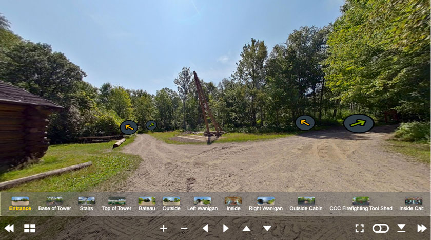 Forest History Center summer virtual tour.